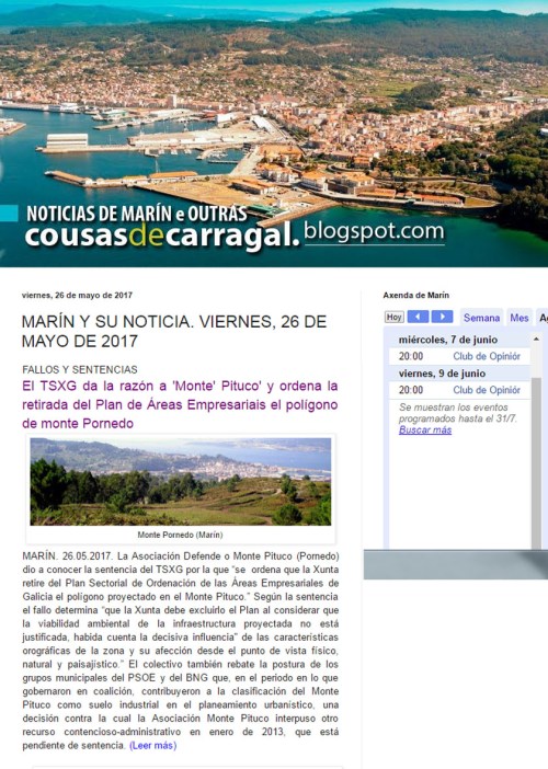 Cousas de Carragal, 26 maio 2017