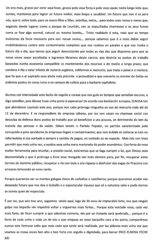 Marcha da APDR contra Celulosas-Elnosa, 2017