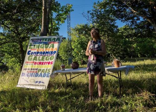 Entrega dos Premios Lingua de Ouro 2017 organizada por Queremos Galego Marín