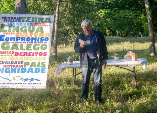 Entrega dos Premios Lingua de Ouro 2017 organizada por Queremos Galego Marín