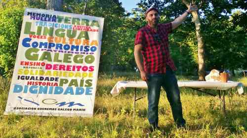 Entrega dos Premios Lingua de Ouro 2017 organizada por Queremos Galego Marín