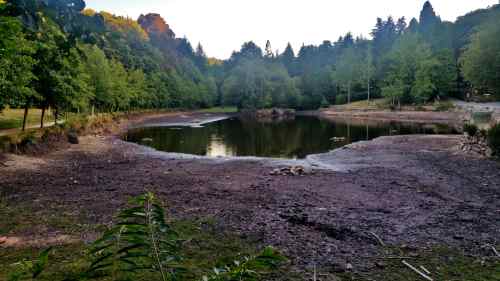 Lago de Castiñeiras, xullo de 2017