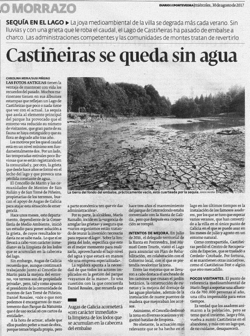Diario de Pontevedra, 30 agosto 2017