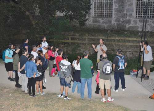 Noite Europea dos Morcegos, con Vaipolorío e Drosera no río Gafos