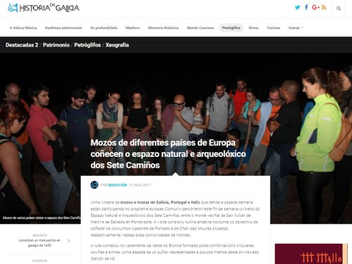 Historia de Galicia, 22 agosto 2017