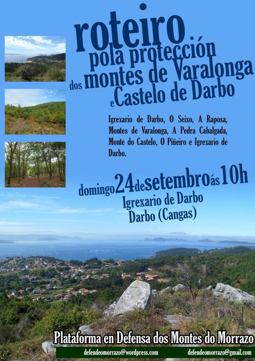 Ruta polos montes de Darbo, Cangas