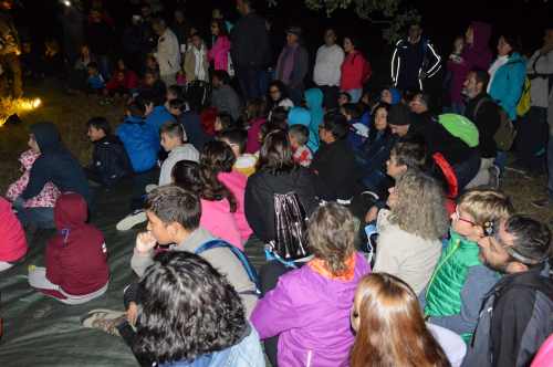 Ruta nocturna aos petroglifos de Amoedo, Pazos de Borbén.