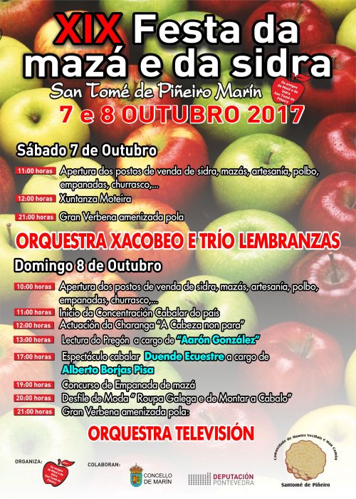 Festa da mazá e da sidra. San Tomé, 2017