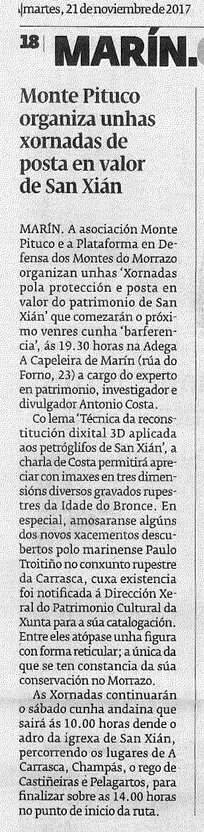 Diario, 21 novembro 2017