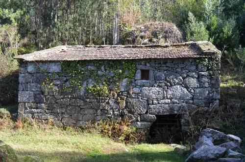 Muíño do Sacristán, en San Xián de Marín