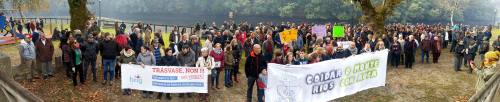 Manifestación contra o trasvase