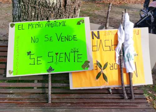 Manifestación contra o trasvase