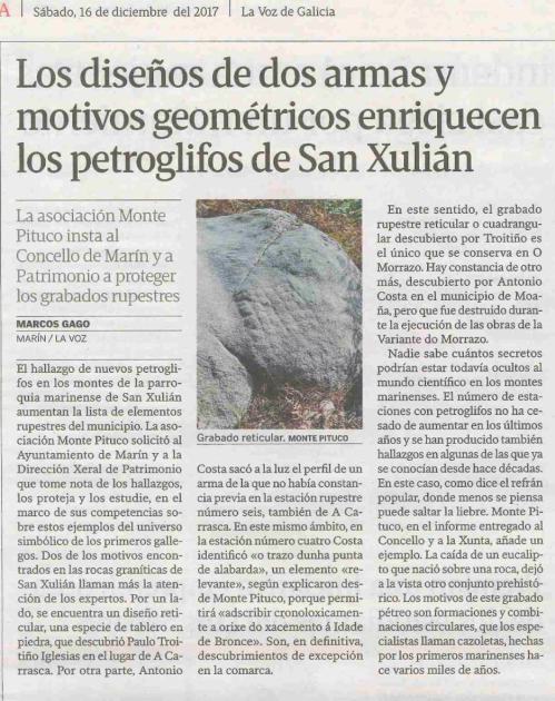 La Voz, 16 decembro 2017