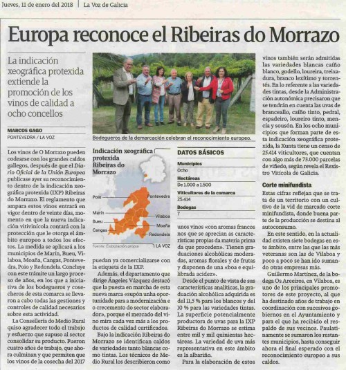 La Voz, 11 xaneiro 2018