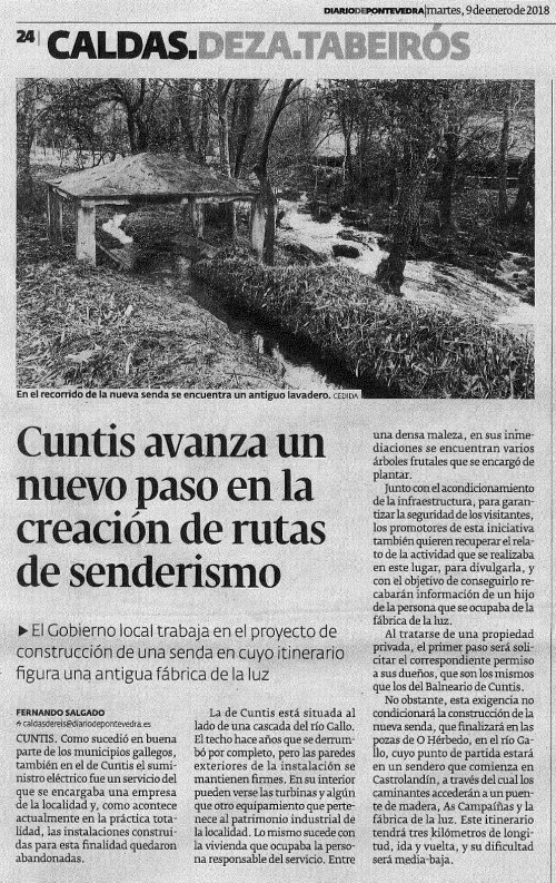 Diario, 9 xaneiro 2018