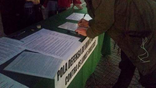 Sinaturas de apoio á ILP polo bosque autóctono