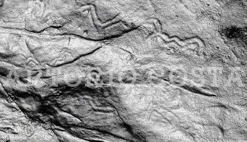 Petróglifos de Sete Camiños: reconstitución dixital, por Antonio Costa