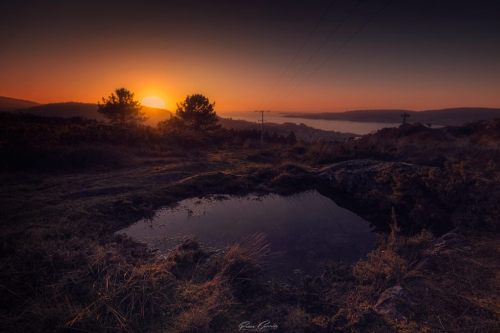 Solpor no Pornedo, por Fran Currás