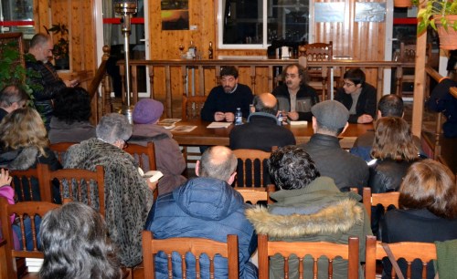 "O legado dos homes pequenos", presentación en Cerdedo (decembro 2017). Foto C. Solla