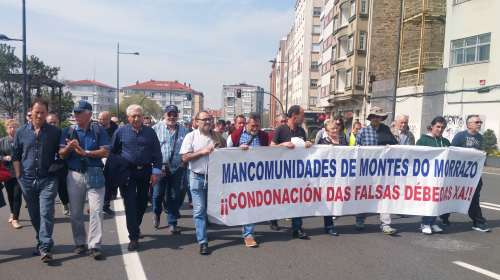 Manifestación Por un Plano Forestal: Compostela, abril 2018