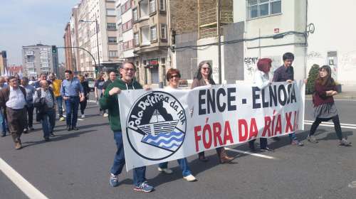Manifestación Por un Plano Forestal: Compostela, abril 2018