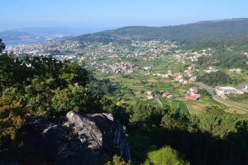 Vista do Pornedo e da Encavada dende Penizas