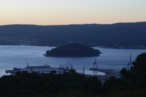Vista de Tambo dende o miradoiro do Pornedo