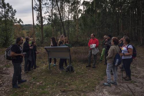 Ruta polo Monte Pornedo nas II Xornadas de Patrimonio de San Xián (foto, Fran Currás)