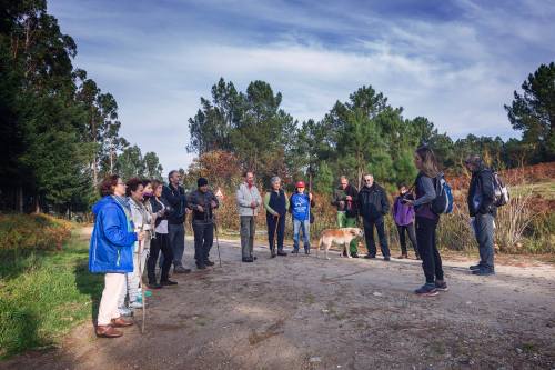 Ruta polo Monte Pornedo nas II Xornadas de Patrimonio de San Xián (foto, Fran Currás)