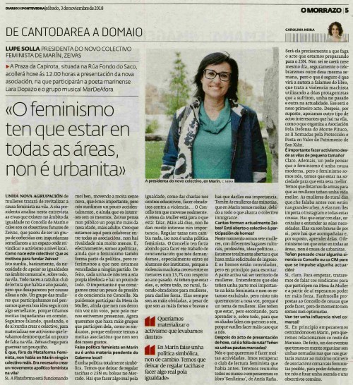 Diario, 3 novembro 2018