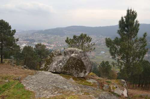 Vista do Monte Pituco dende Penizas