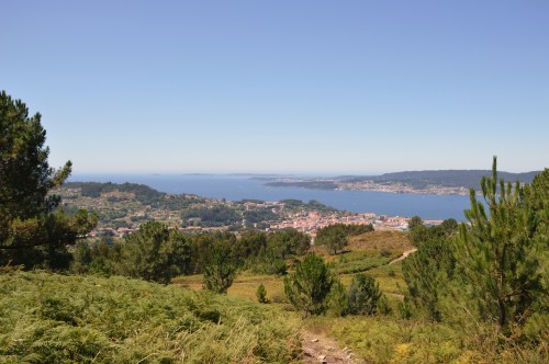 Chegando ao monte de San Xulián