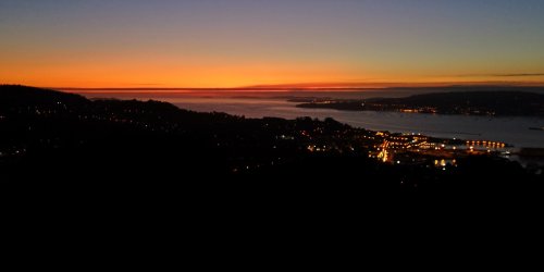 Andaina polo Monte Pituco ao solpor, outubro 2019