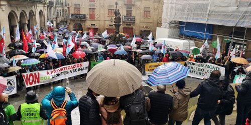 Manifestación en Compostela "Por un monte galego con futuro"