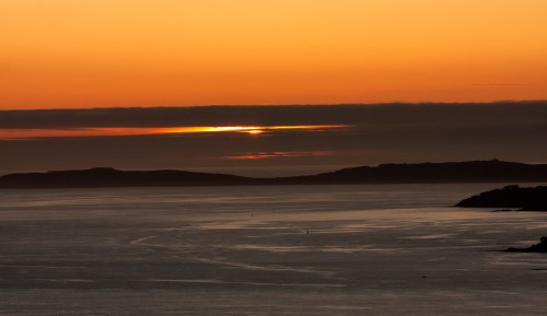 Andaina polo Monte Pituco ao Solpor. Foto de Antonio Costa