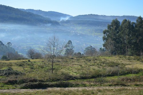 Recheo realizado nas obras da Variante de Marín