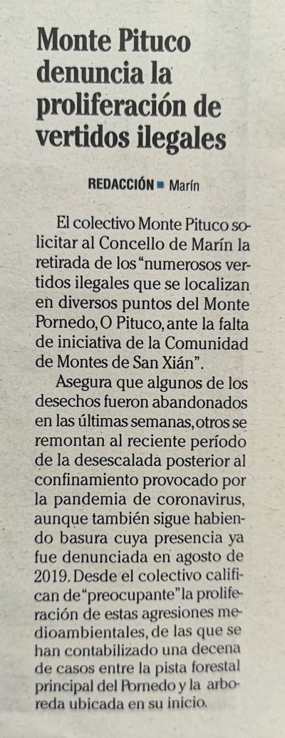 Vertidos no Pornedo: Farode Vigo, 8 agosto 2020