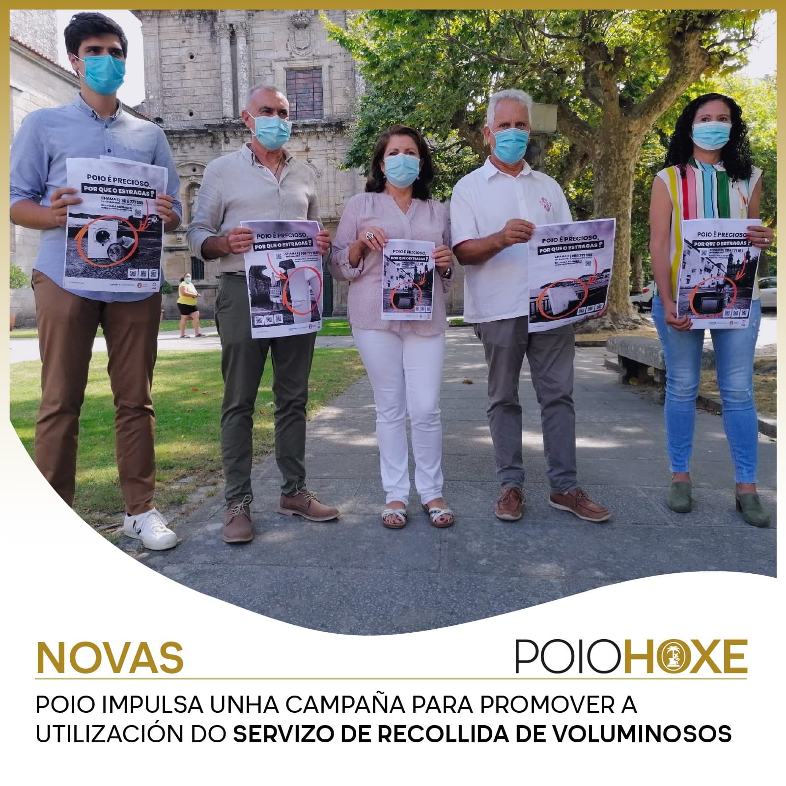 Concello de Poio contra os vertidos