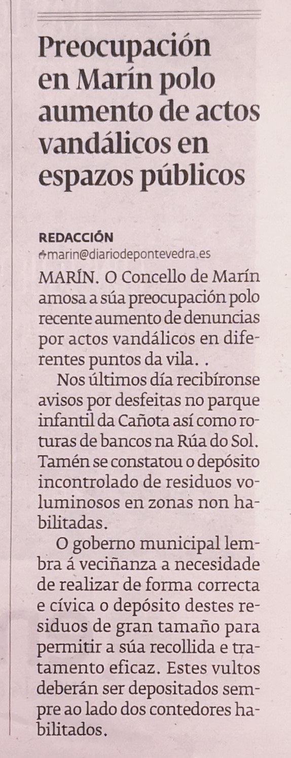 Diario de Pontevedra, 15 agosto 2020